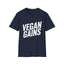 Vegan Gains T-Shirt — Plant-Powered Fitness Tee
