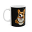 Cute Corgi Mug | Corgi Coffee Mug | Cute Corgi Gift | Funny Corgi Presents | Corgi Mug 1 11oz
