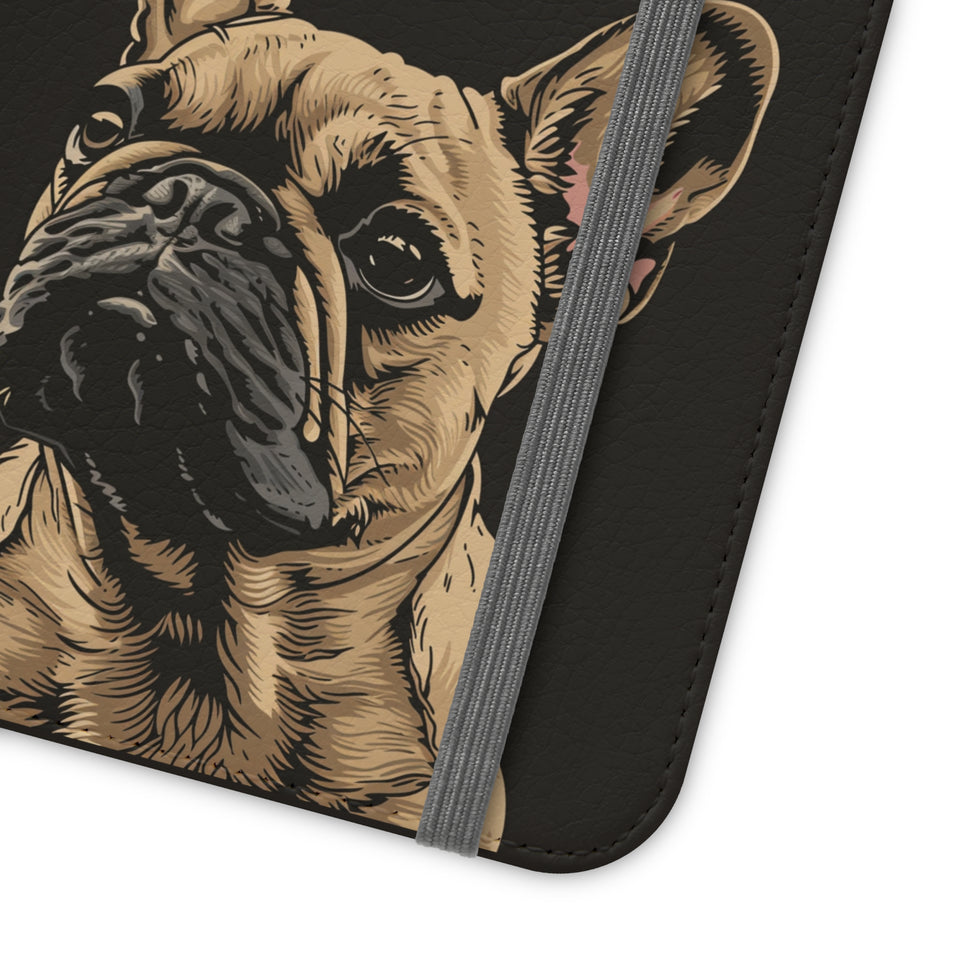 French Bulldog Phone Case | I Love My Frenchie Wallet Phone Case Gifts | IPhone & Samsung Galaxy French Bulldog Flip Cases