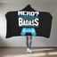 Nerd? I Prefer The Term Intellectual Badass Video Gamer Hooded Blanket