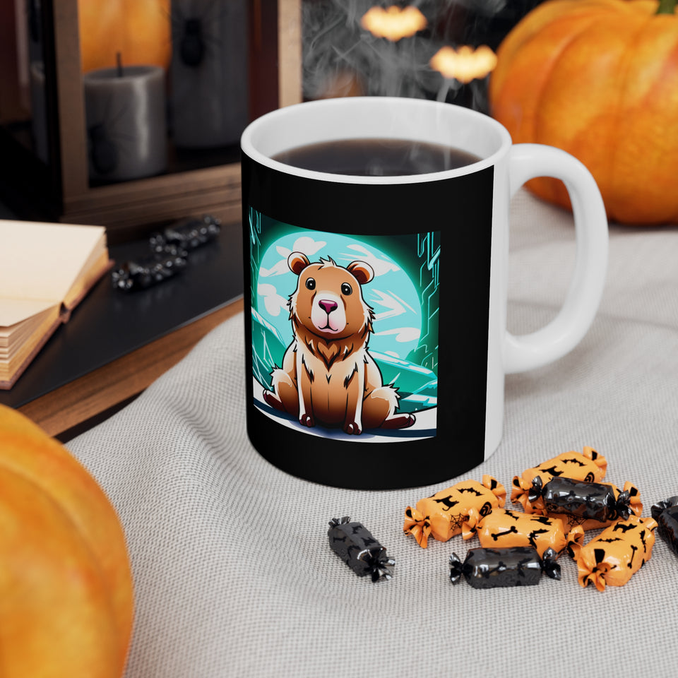 Anime Capybara Mug | Capybara Coffee Mug | Cute Coffee Mug 11oz