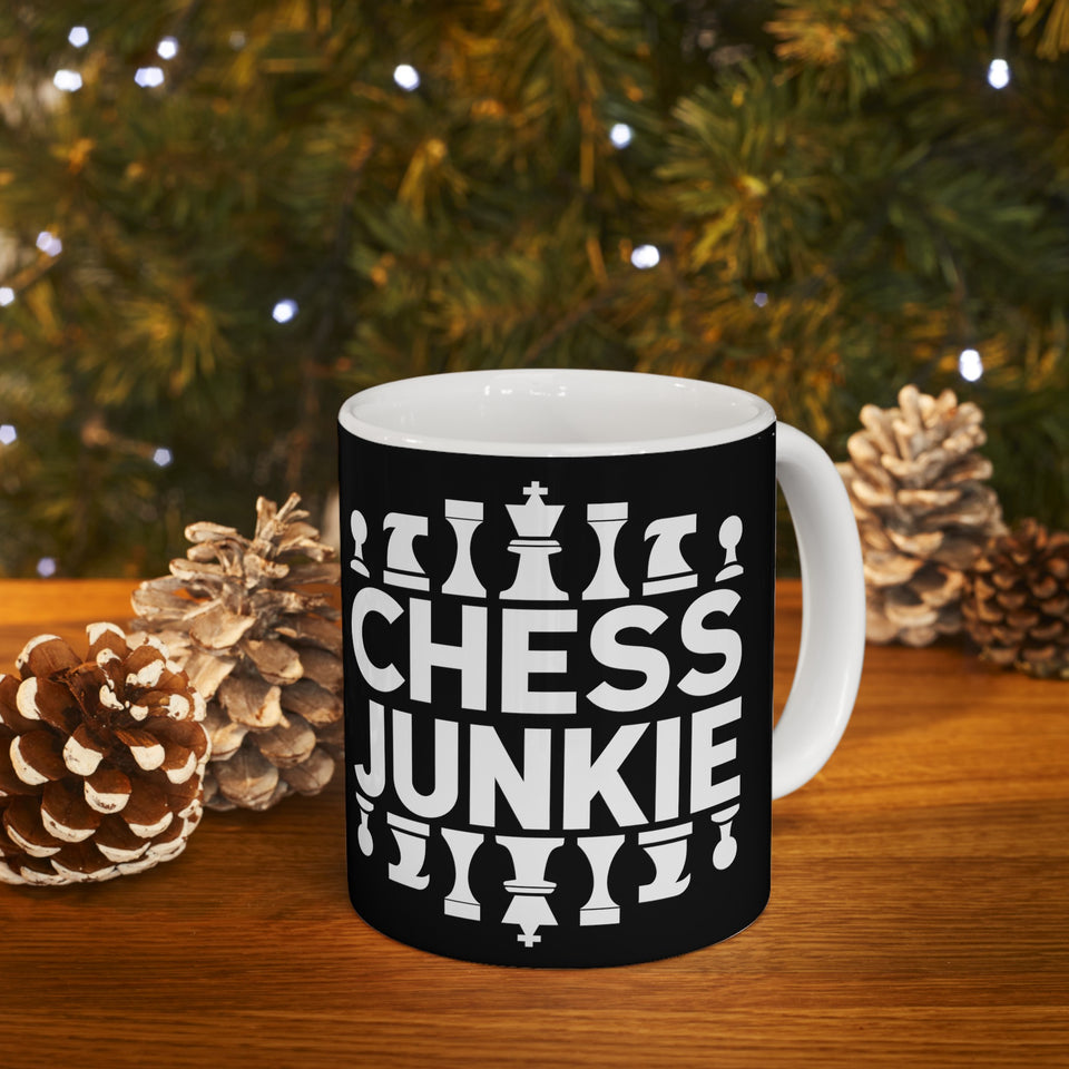 Chess Junkie Mug | Chess Gift | Chess Coffee Mug | Chess Gift Ideas Mug 11oz