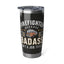 Firefighter Vagabond 20oz Tumbler | Firefighter Gifts | Firefighter Because Badass Isn't A Job Title Travel Mug 2