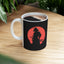 Samurai Red Moon Mug
