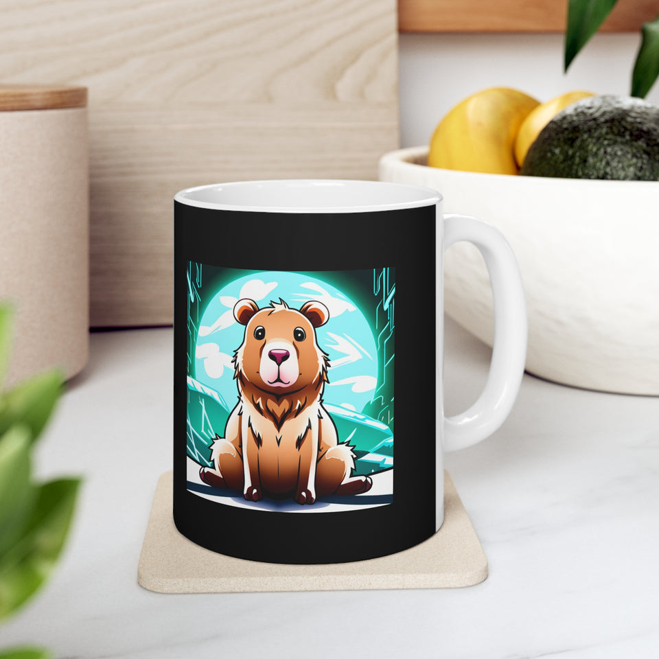 Anime Capybara Mug | Capybara Coffee Mug | Cute Coffee Mug 11oz