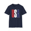 USA Flag Graphic T-Shirt — Red White & Blue Patriotic Tee