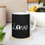 Love Jesus Faith Ceramic Mug | Love Faith In Jesus Gifts (11oz)