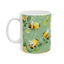 Bee Mug | Bee Gifts | Bee Presents | Watercolor Bees Ceramic Mug 11oz