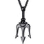 Cool Trident Pendant Necklace