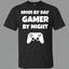Mom By Day Gamer By Night Video Gaming Shirt