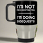 I'm Not Procrastinating I'm Doing Side Quests Travel Mug | Video Game Travel Mug | Gaming 14 oz RPG Video Game Mug