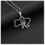 Ukraine Map Pendant Necklace
