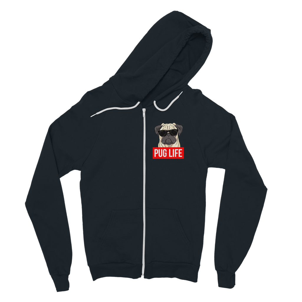 Pug Life - Pug Lover Classic Adult Zip Hoodie