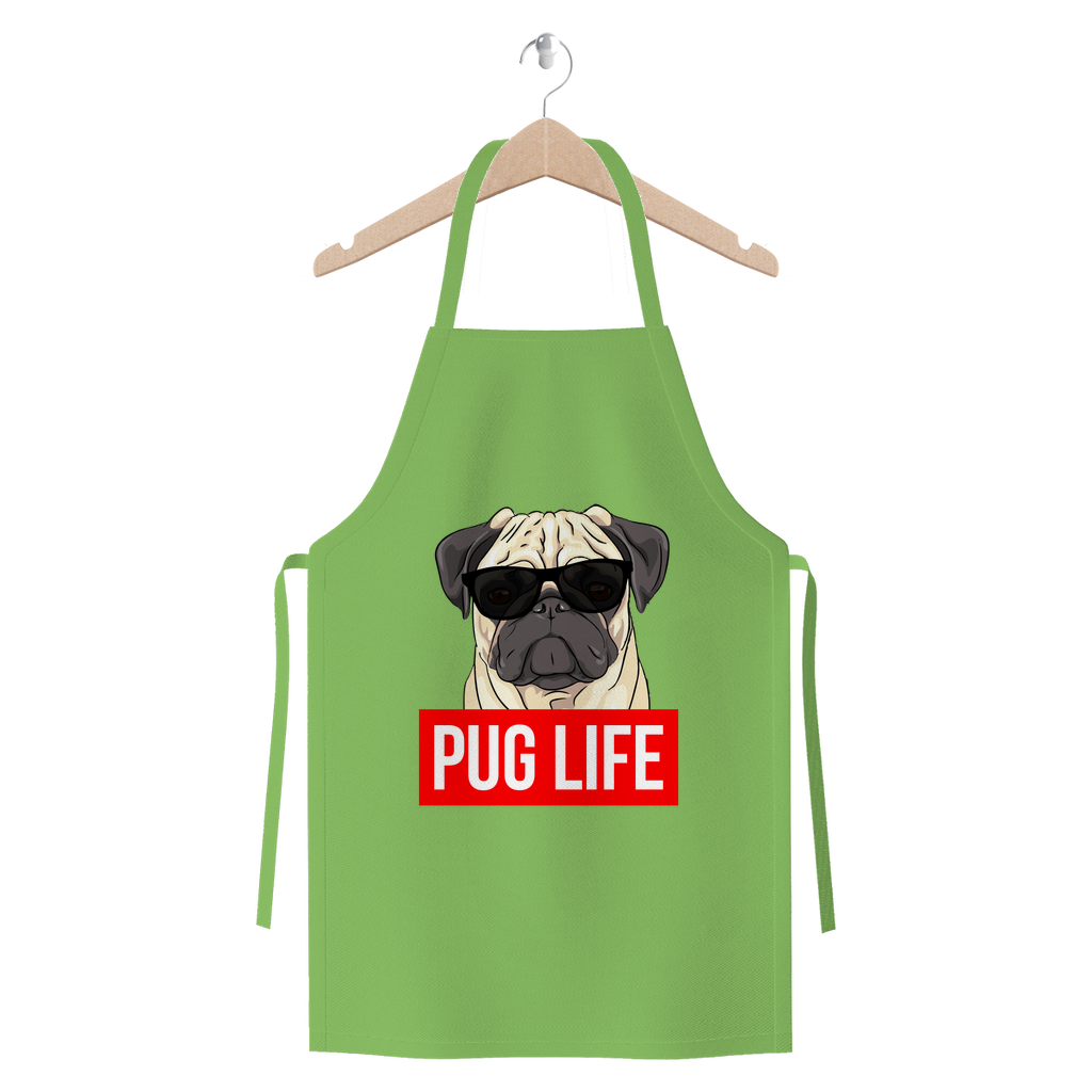 Pug Life - Pug Lover Premium Jersey Apron