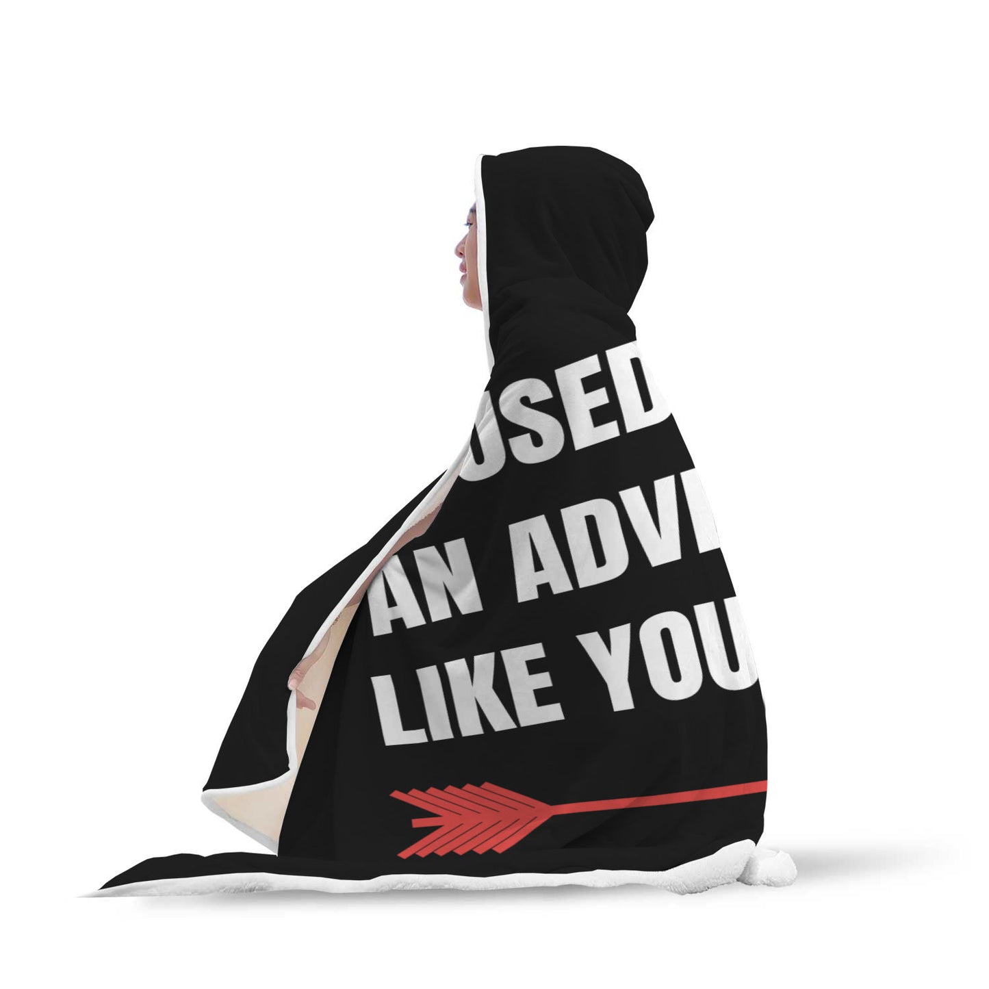 I Used To Be An Adventurer Like You RPG Video Gamer Hooded Blanket