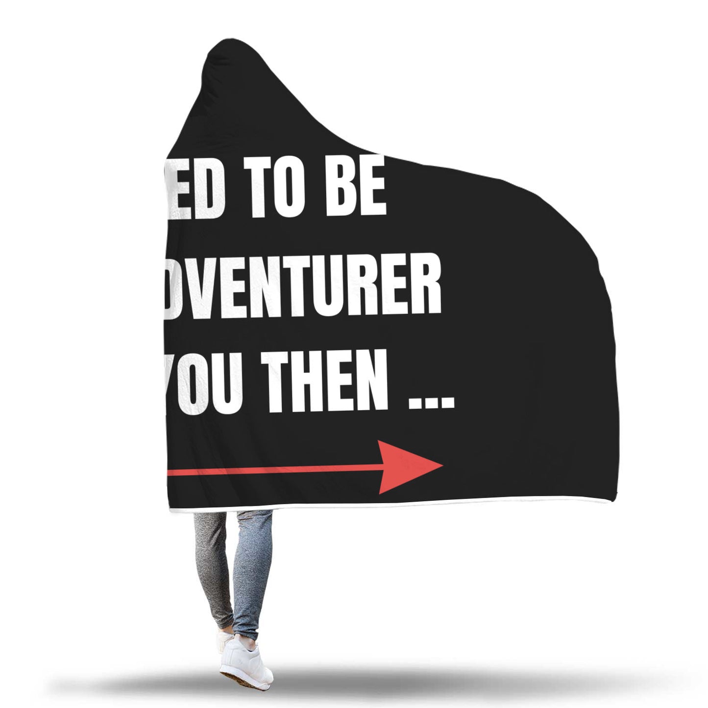 I Used To Be An Adventurer Like You RPG Video Gamer Hooded Blanket