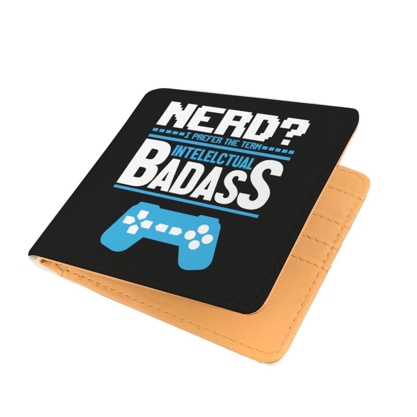 Nerd? I Prefer The Term Intellectual Badass Video Gamer Mens Wallet