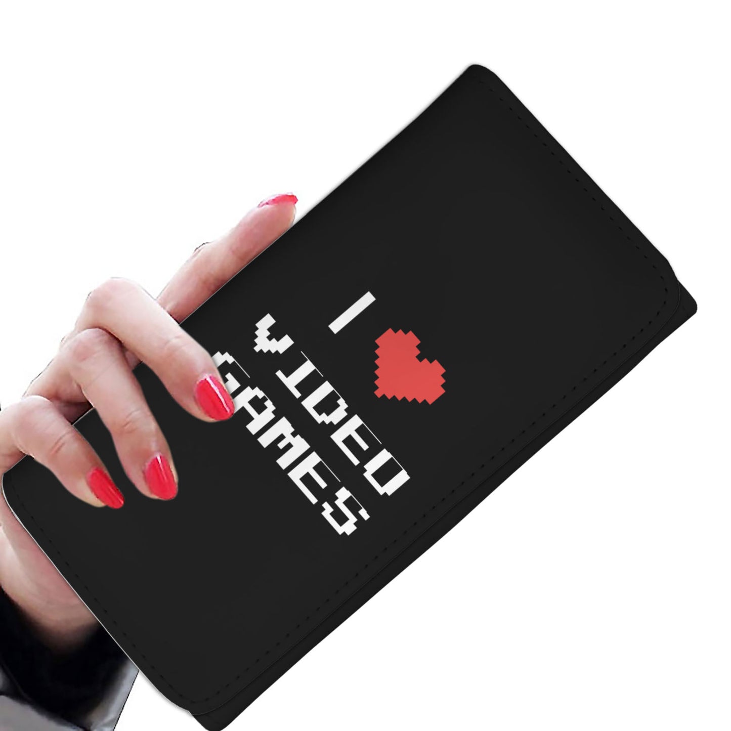 I Love Video Games - Video Gamer Womens Wallet