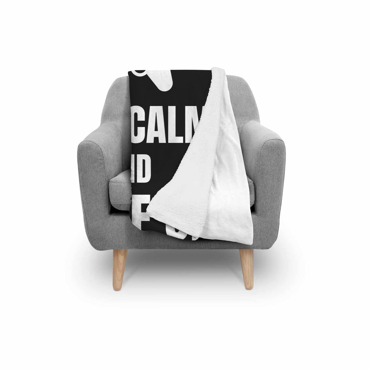 Keep Calm And Game On Video Gamer Blanket
