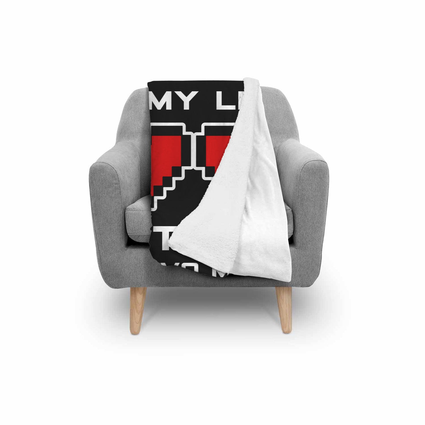 Video Games Ruined My Life Good Thing I've Got Two More Video Gamer Blanket