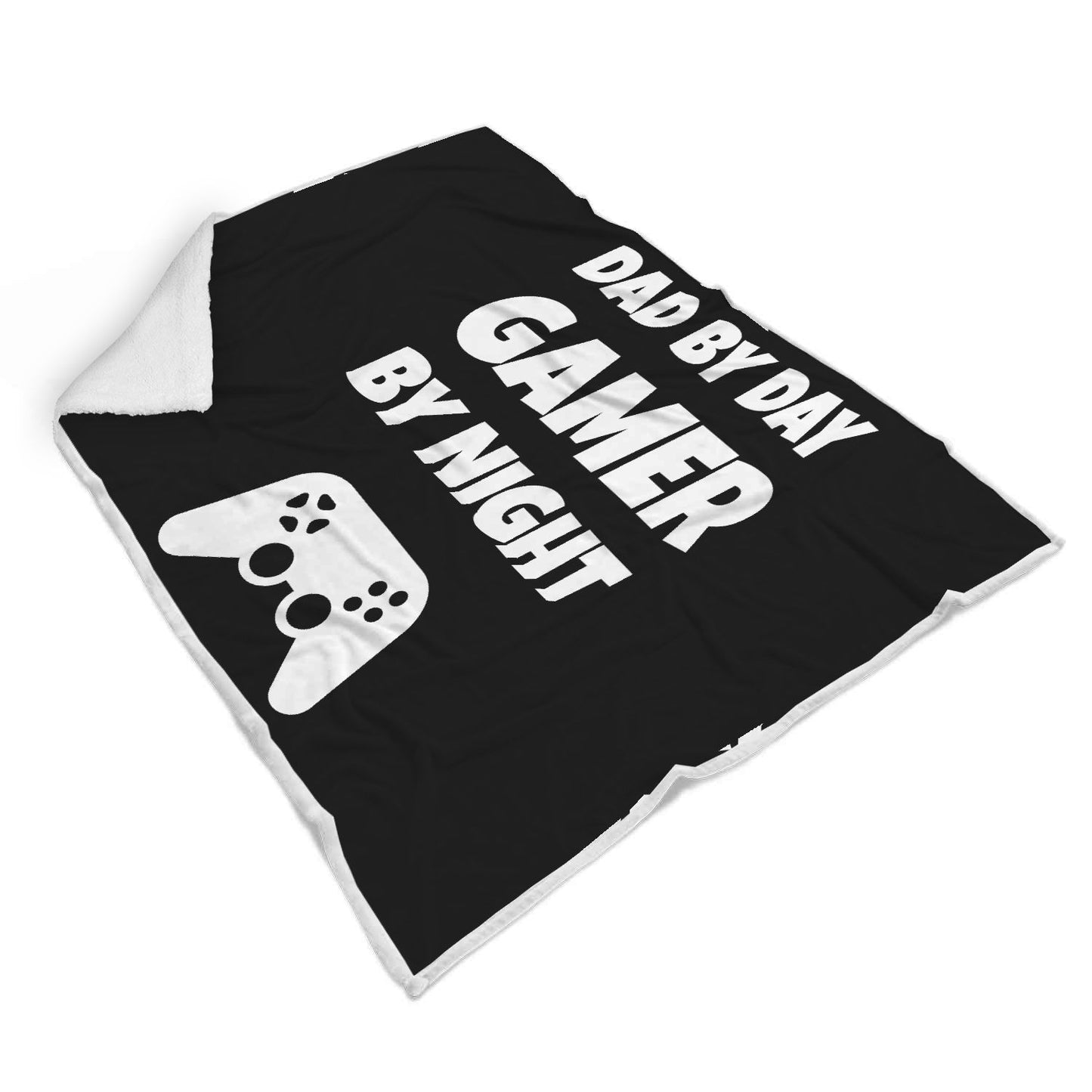 Dad By Day Gamer By Night Video Gamer Blanket