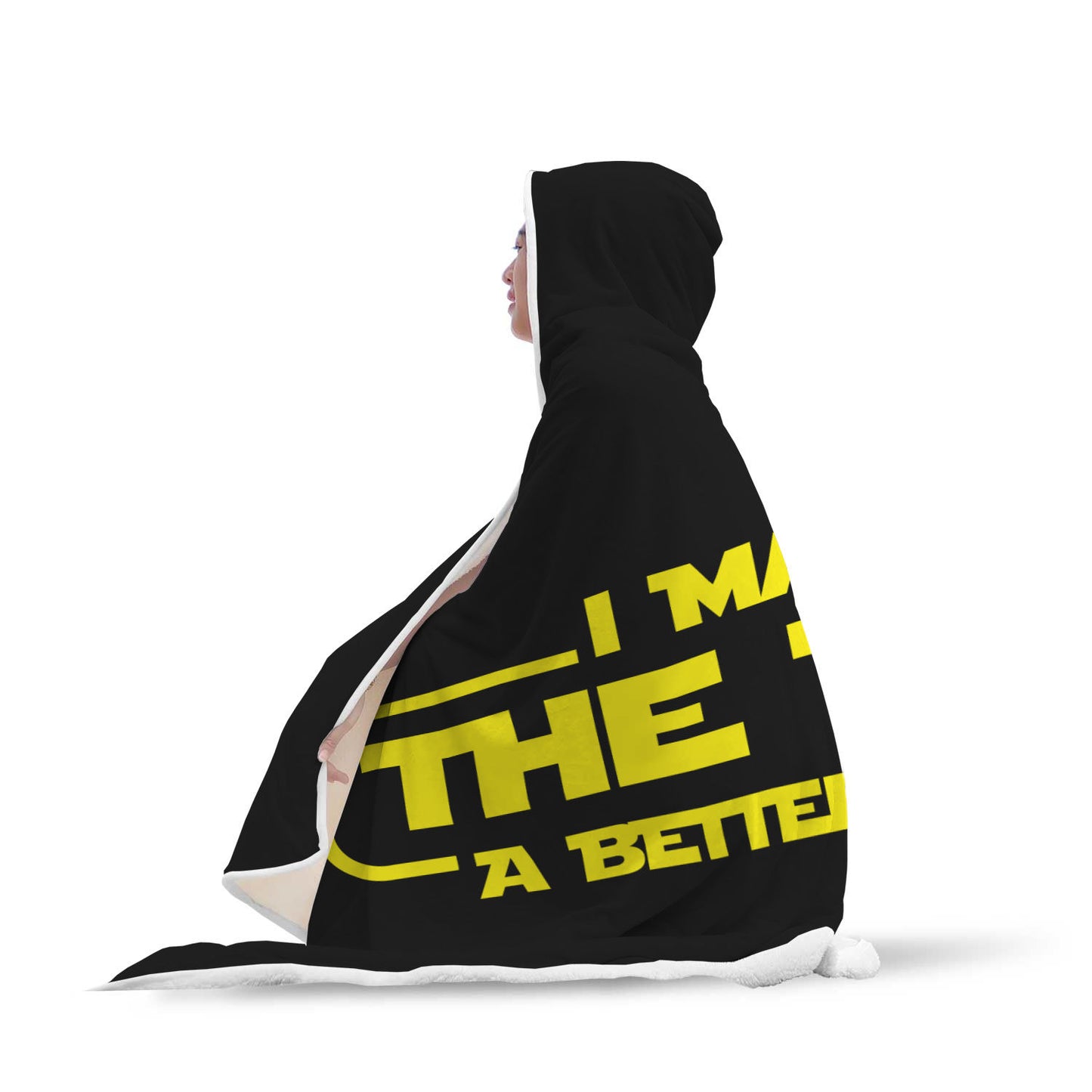 I Make The Web A Better Place Hooded Blanket - Web Designer/Web Developer