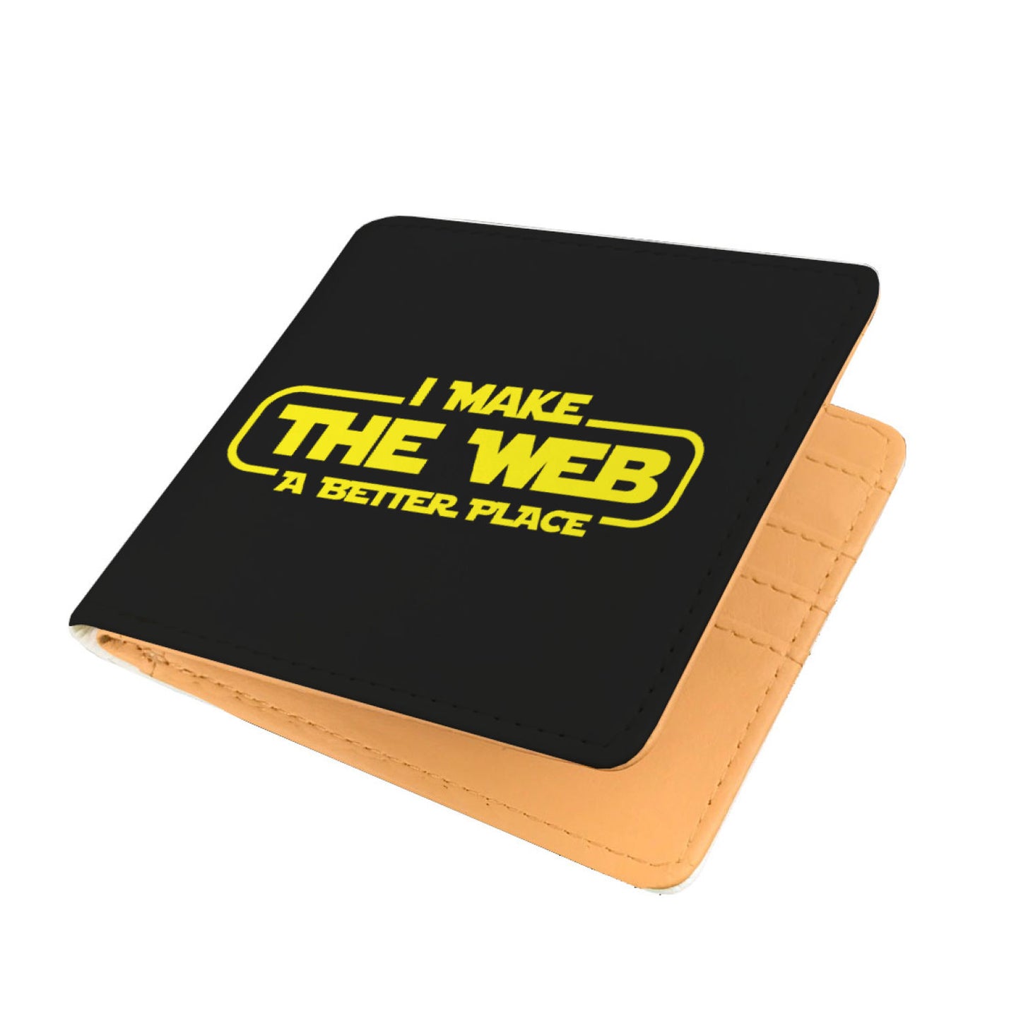 I Make The Web A Better Place Mens Wallet - Web Designer/Web Developer