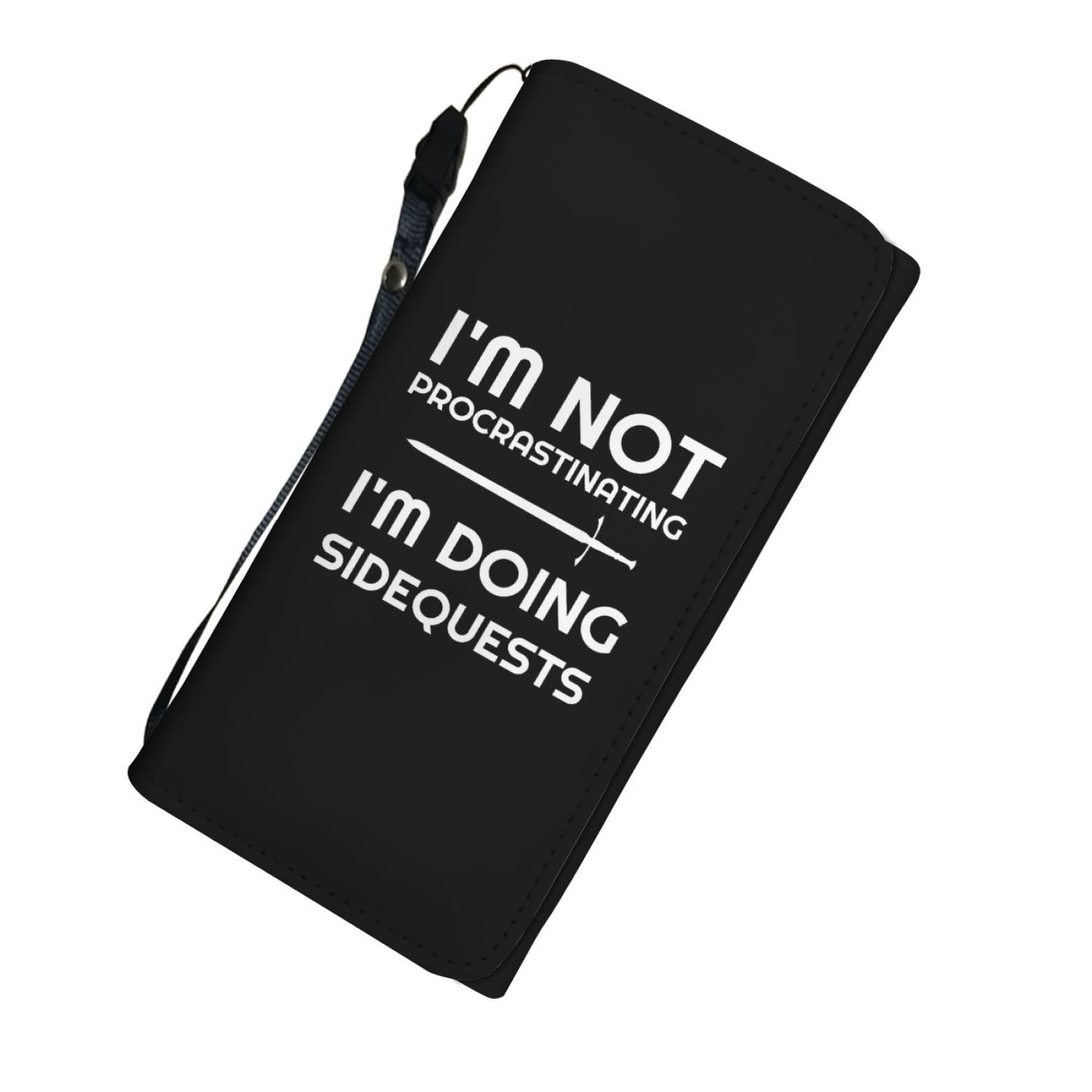 I'm Not Procrastinating I'm Doing Side Quests Fantasy RPG Video Gamer Womens Wallet