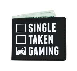 Single Taken Gaming - Video Gamer Mens Wallet Single Taken Gaming - Video Gamer Mens Wallet