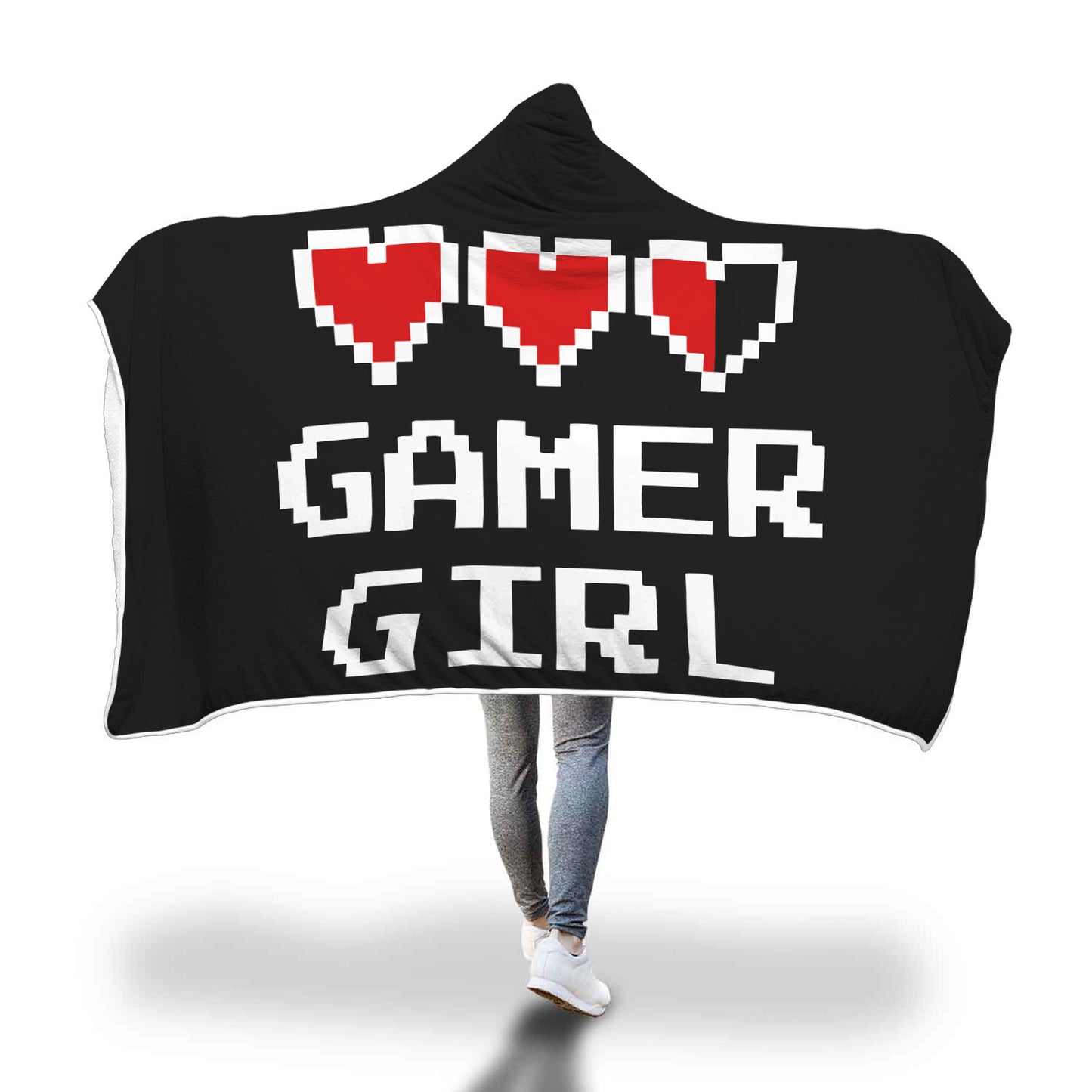 Gamer Girl - Video Game Hooded Blanket