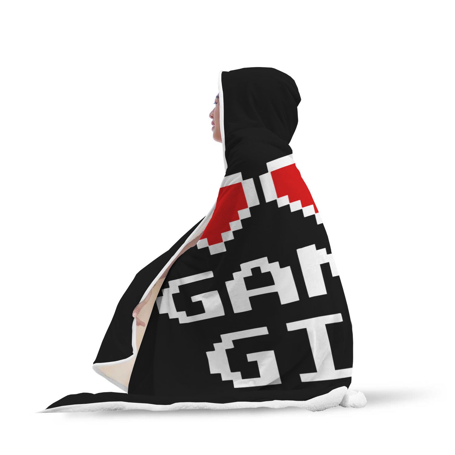 Gamer Girl - Video Game Hooded Blanket