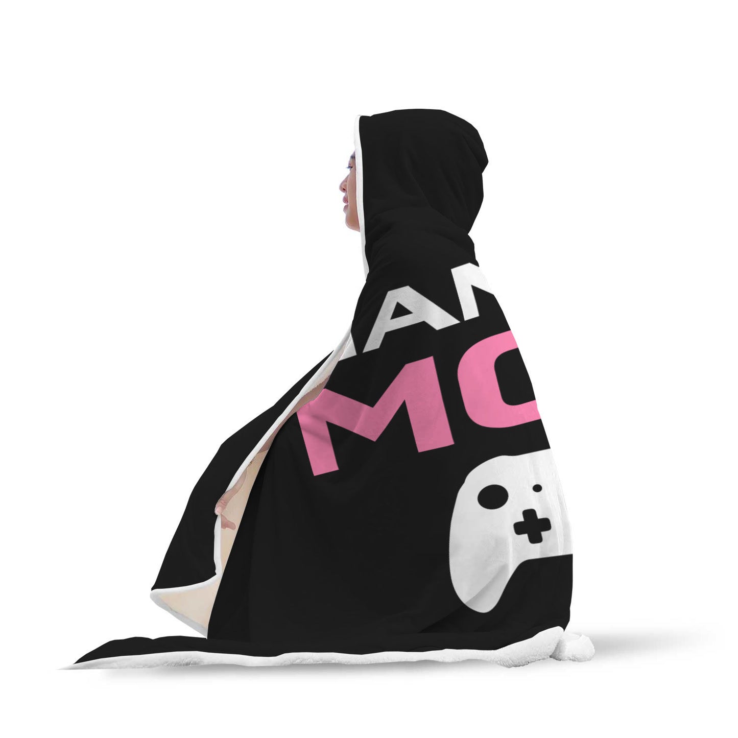 Gaming Mom - Video Game Mom Hooded Blanket
