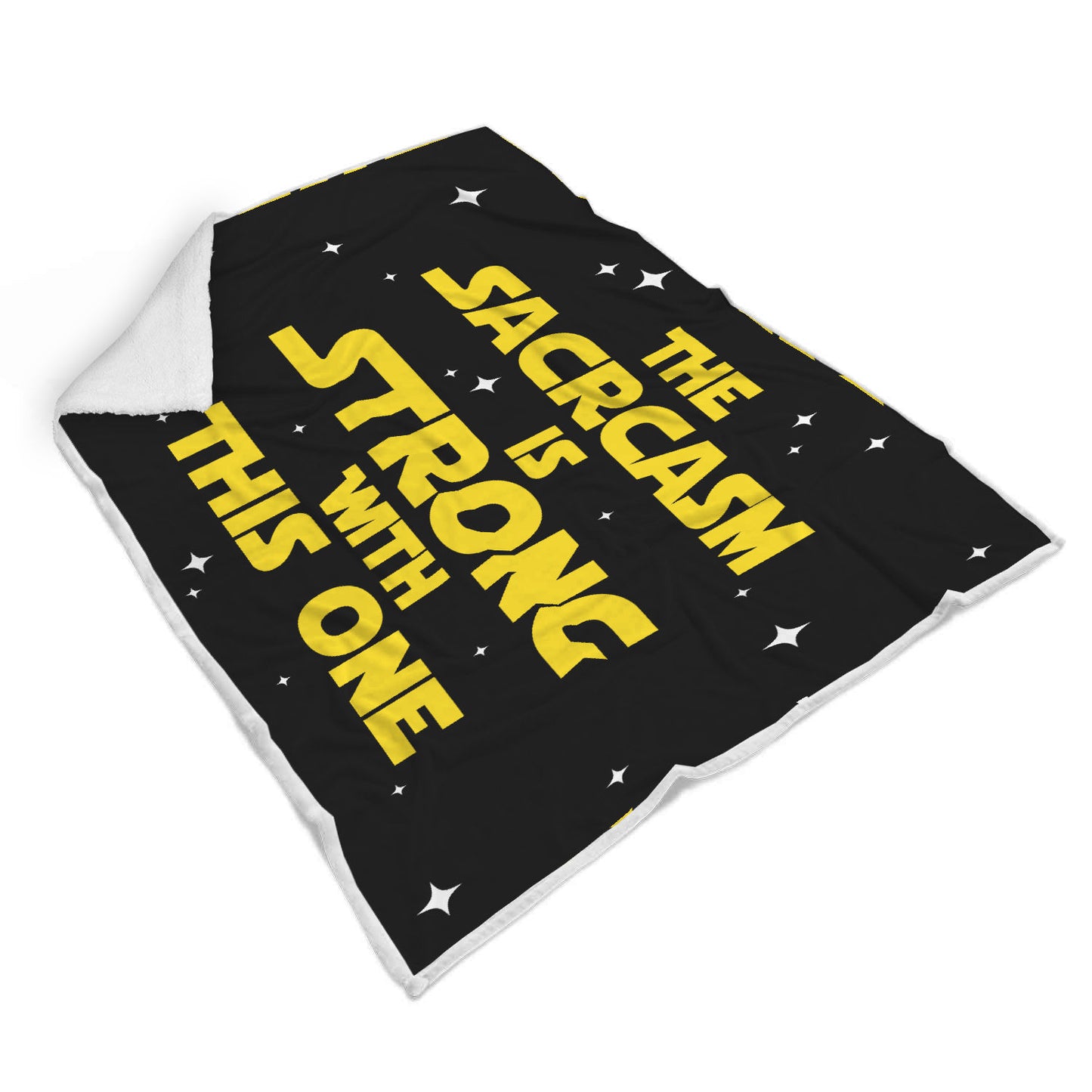 The Sarcasm Is Strong With This One Blanket