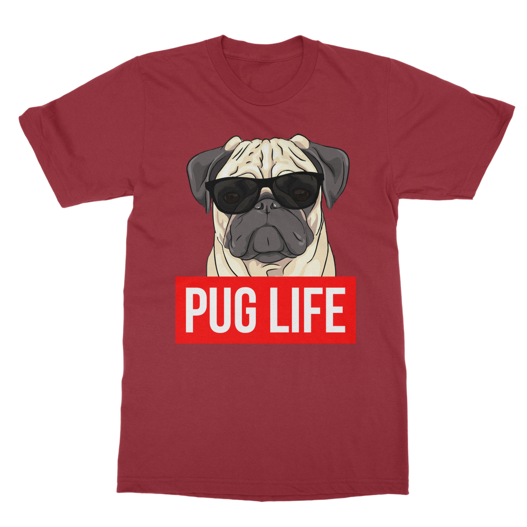Pug Life - Pug Lover Classic Adult T-Shirt