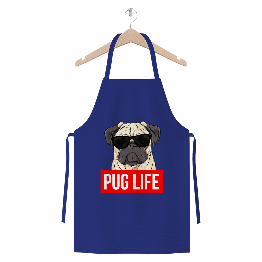Pug Life - Pug Lover Premium Jersey Apron