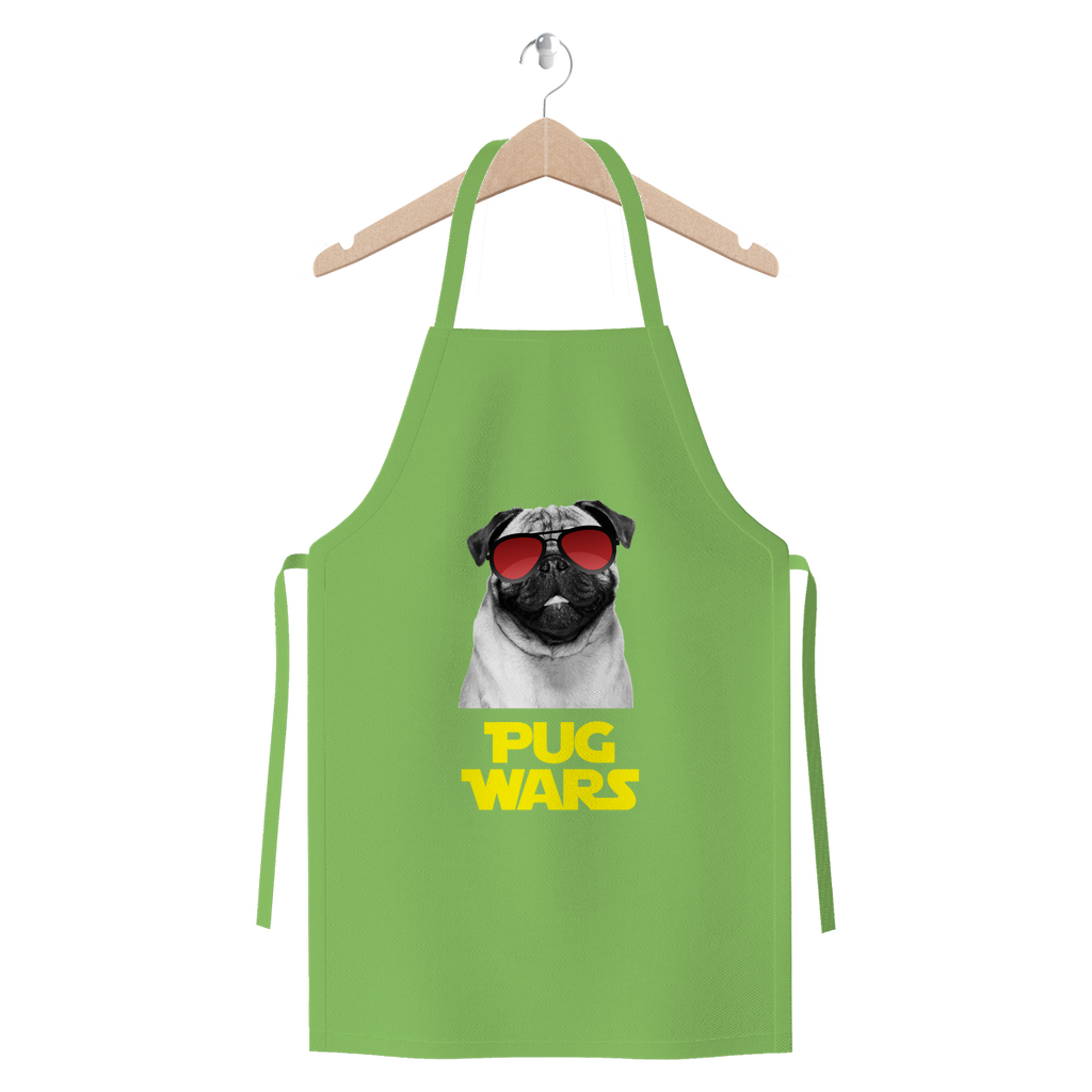 Pug Wars Return Of The Pug Premium Jersey Apron