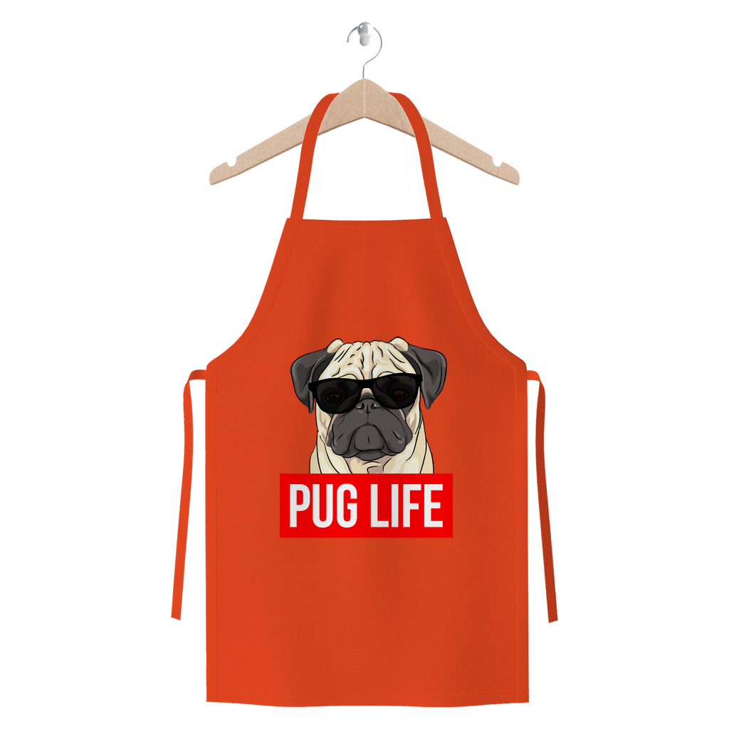 Pug Life - Pug Lover Premium Jersey Apron