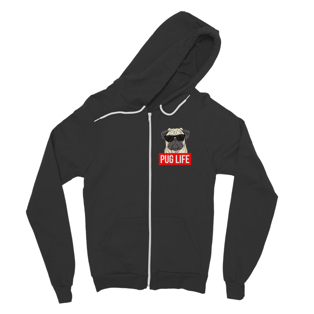 Pug Life - Pug Lover Classic Adult Zip Hoodie