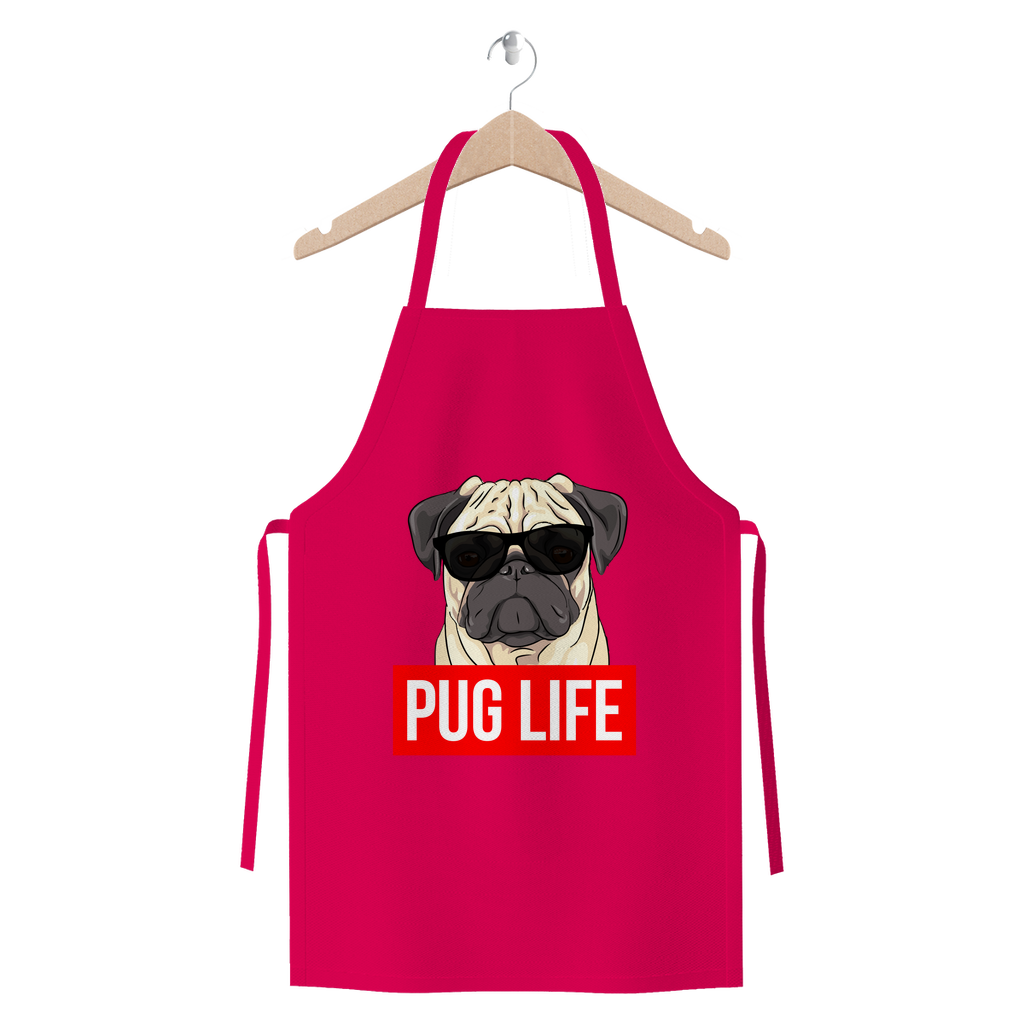 Pug Life - Pug Lover Premium Jersey Apron