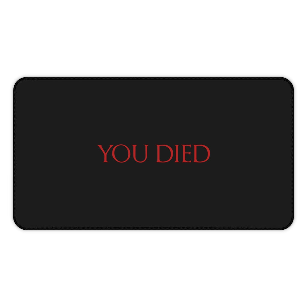You Died RPG Fantasy Desk Mat | RPG Mouse Mat | Gaming Mouse Pad