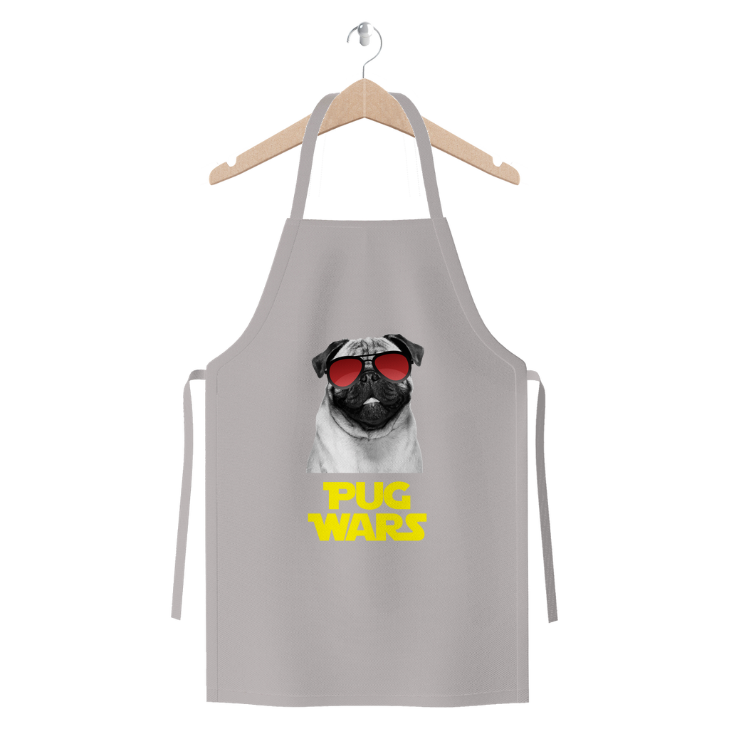 Pug Wars Return Of The Pug Premium Jersey Apron