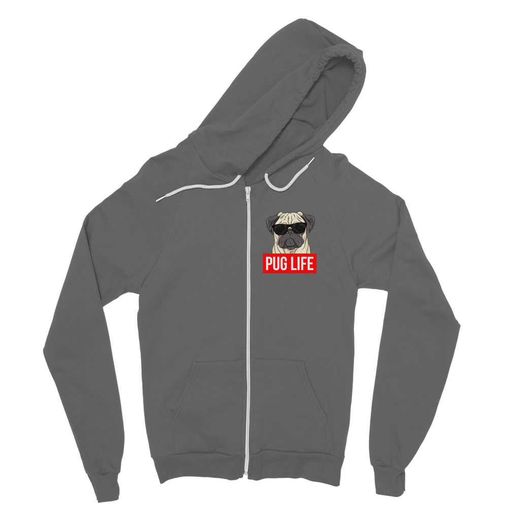 Pug Life - Pug Lover Classic Adult Zip Hoodie