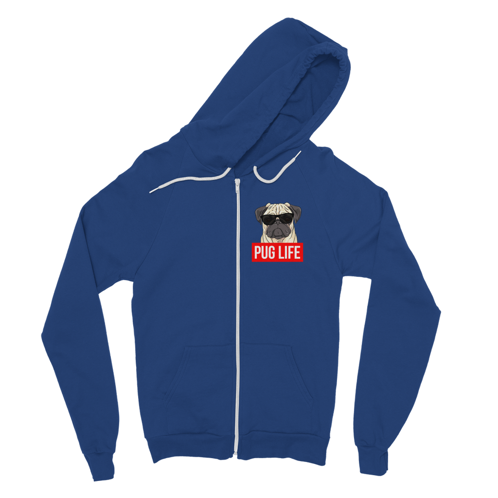 Pug Life - Pug Lover Classic Adult Zip Hoodie