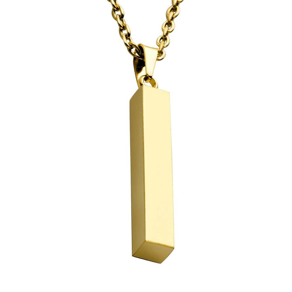 vertical bar necklace