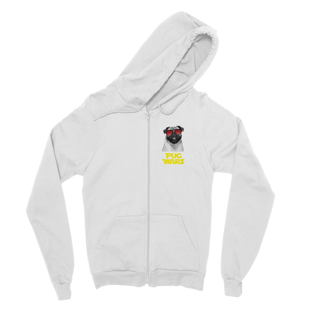 Pug Wars Return Of The Pug Classic Adult Zip Hoodie