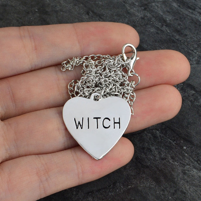 witch necklace, wiccan necklace, witchcraft necklace