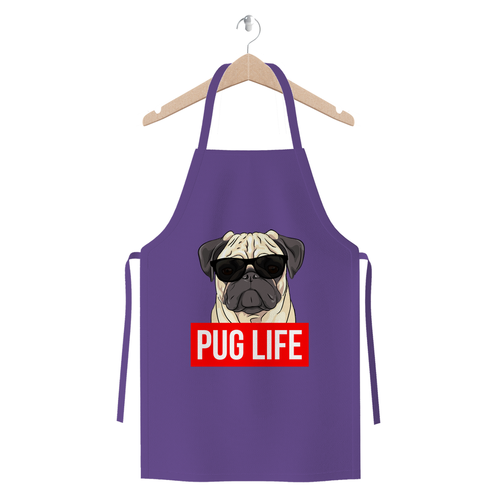 Pug Life - Pug Lover Premium Jersey Apron
