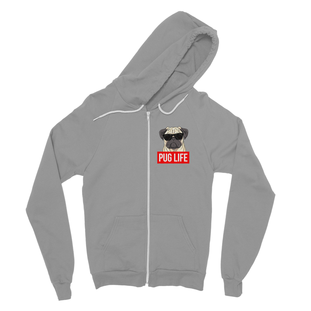 Pug Life - Pug Lover Classic Adult Zip Hoodie