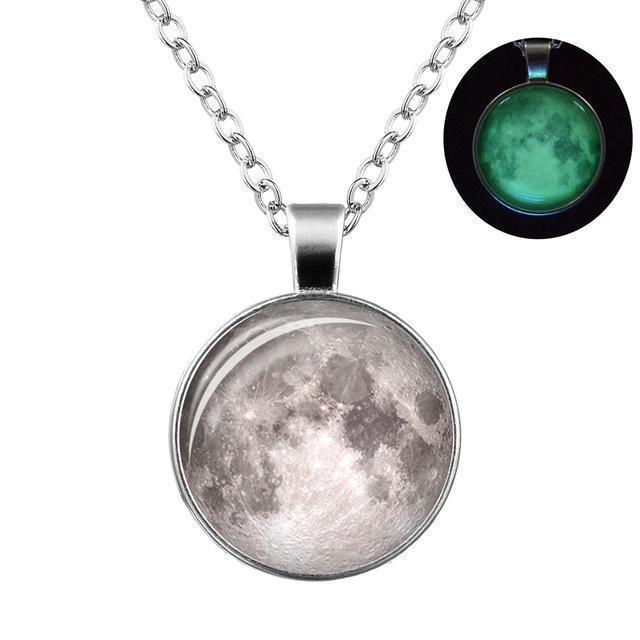 Glow in the Dark Planet Necklace