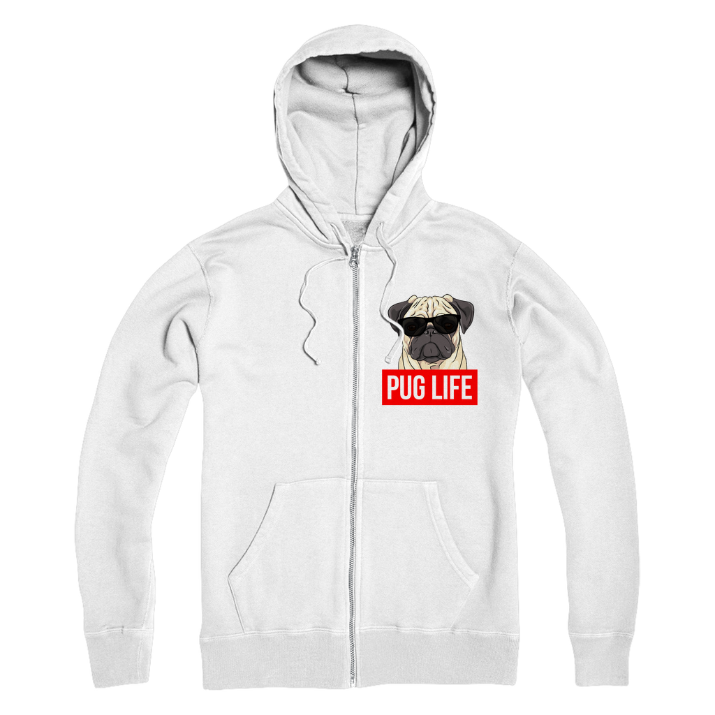 Pug Life - Pug Lover Premium Adult Zip Hoodie